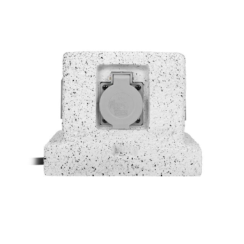 GNIAZDO OGRODOWE SŁUPEK 3m ORNO OR-AE-13186(GS) KABEL GUMOWY TYP SCHUKO